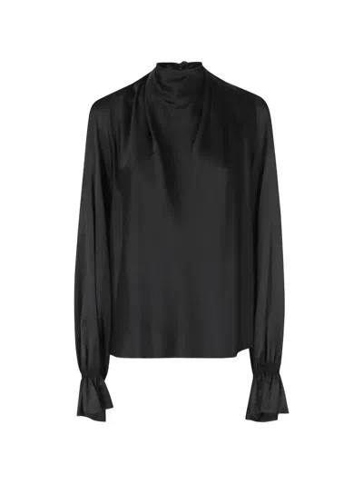 Raquel Diniz Moona Drape-neck Blouse In Multi