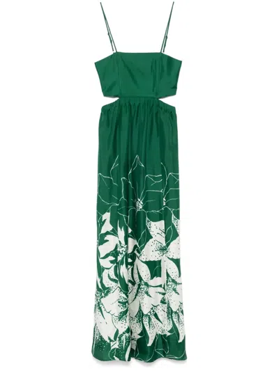 Raquel Diniz New Bali Maxi Dress In Green