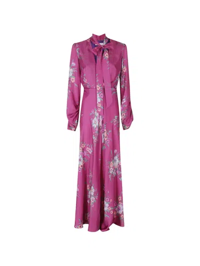 Raquel Diniz New Valerie Floral-print Maxi Dress In 핑크