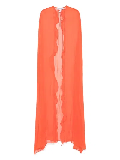 Raquel Diniz Patty Cape In Orange