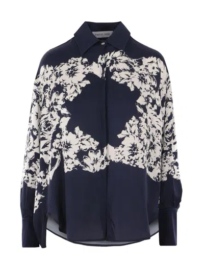 Raquel Diniz Trousers In Roses Blue