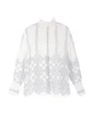 Raquel Diniz Sangallo Lace Shirt In Sangallo