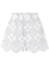 Raquel Diniz Sangallo Lace Shorts In Multicolor