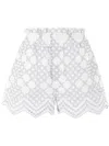 Raquel Diniz Sangallo Lace Shorts In Multicolor