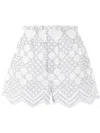 Raquel Diniz Sangallo Lace Shorts In Multicolor