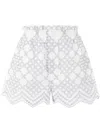Raquel Diniz Sangallo Lace Shorts In Sangallo