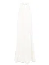 Raquel Diniz Sleeveless Maxi Dress In Neutrals