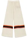 Raquel Diniz Sofia Palazzo Pants In Ivory Linen In Neutral