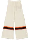 Raquel Diniz Sofia Palazzo Pants In Ivory Linen In Neutrals