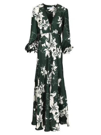 Raquel Diniz Valerie Dress Twill Stampato In Multicolor