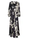 Raquel Diniz Floral-print Maxi Dress In Multicolor