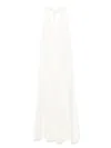 Raquel Diniz Sleeveless Maxi Dress In Weiss