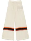 Raquel Diniz Sofia Palazzo Pants In Ivory Linen