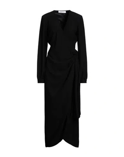 Raquel Diniz Woman Maxi Dress Black Size 8 Polyester