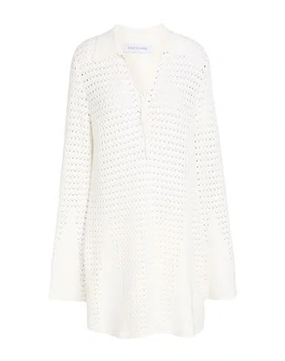 Raquel Diniz Woman Mini Dress White Size 6 Cotton, Polyester
