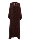 Raquel Diniz Stylish Kaftan Balloon Sleeves In Multi