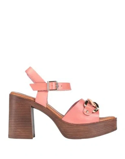 Raquel Perez® Raquel Perez Woman Mules & Clogs Pink Size 7 Leather