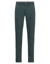 Rar Man Pants Deep Teal Size 28 Cotton, Elastane In Green