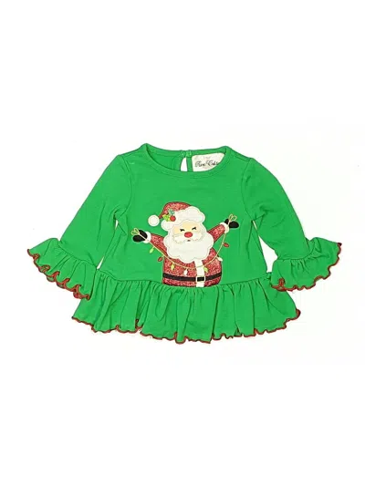 Pre-owned Rare Editions Babies' 3/4 Sleeve T-shirt In Green