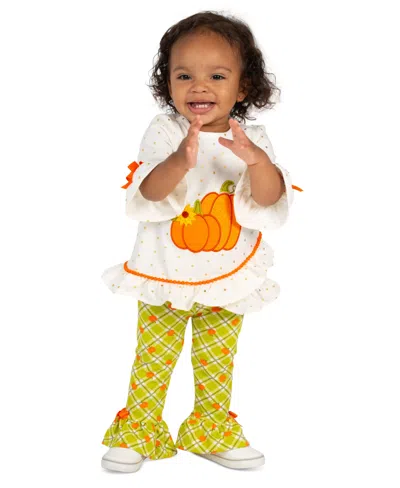 Rare Editions Baby Girls' Printed Top And Leggings, 2-piece Set