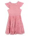 Rare Editions Big Girls Lace Party Dress