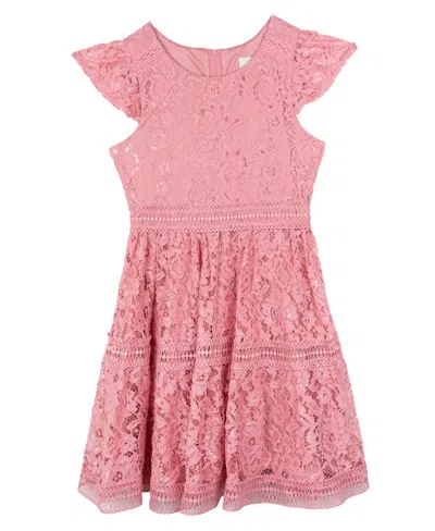 Rare Editions Kids' Big Girls Lace Party Dress