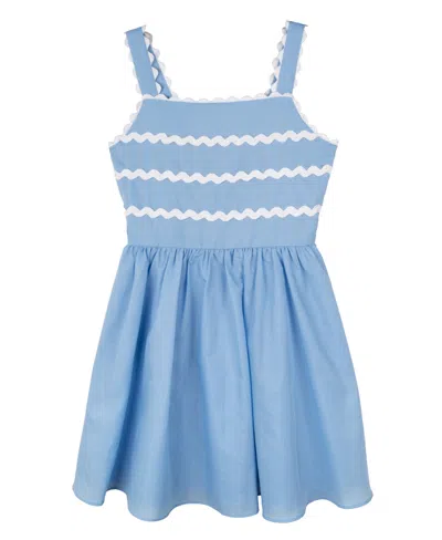Rare Editions Kids' Big Girls Ric-rac Dress