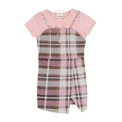 Rare Editions Big Kid Girls Plaid 2-pc. Dress Set In Multi