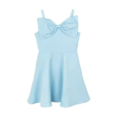 Rare Editions Big Kid Girls Sleeveless A-line Dress In Blue