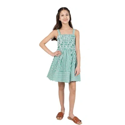 Rare Editions Big Kid Girls Sleeveless A-line Dress In Green