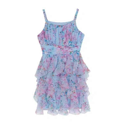 Rare Editions Big Kid Girls Sleeveless A-line Dress In Multi