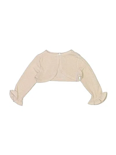 Pre-owned Rare Editions Babies' Cardigan Sweater In Gold