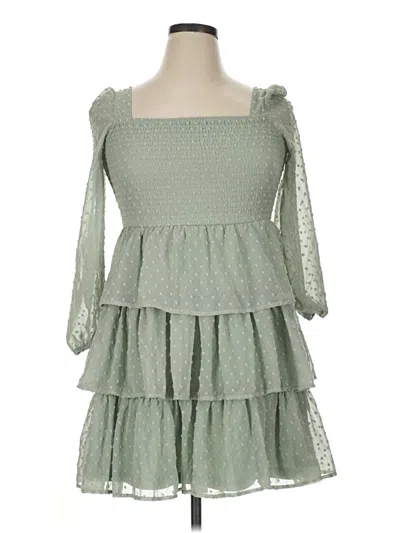 Pre-owned Rare Editions Casual Dress In Green