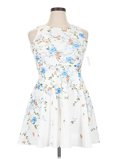 Pre-owned Rare Editions Casual Dress In White