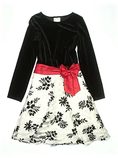 Rare Editions Kids' Dress In Black