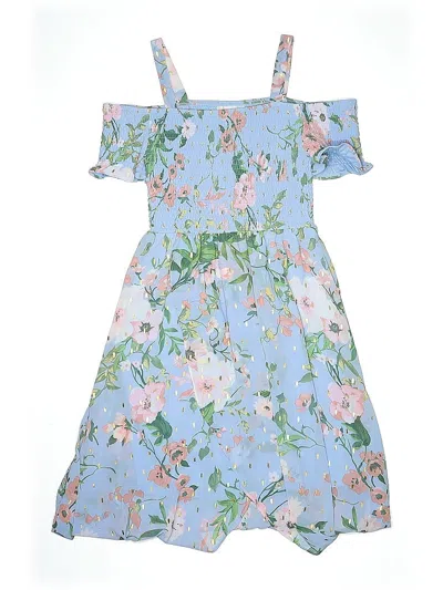 Pre-owned Rare Editions Kids' Dress In Blue