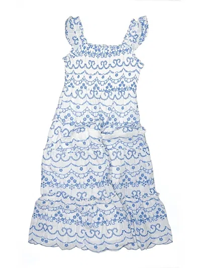 Pre-owned Rare Editions Kids' Dress In Blue