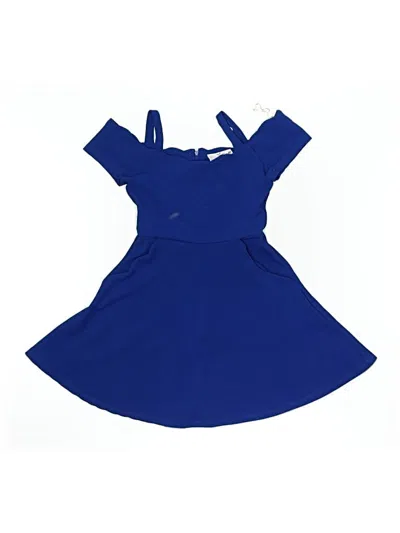 Pre-owned Rare Editions Kids' Dress In Blue