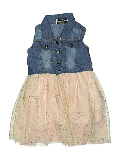 Pre-owned Rare Editions Kids' Dress In Blue