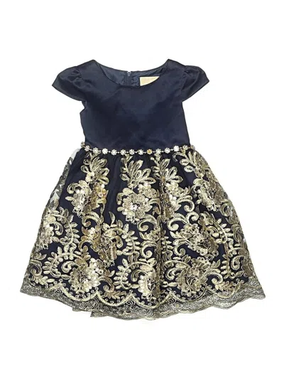Pre-owned Rare Editions Kids' Dress In Blue