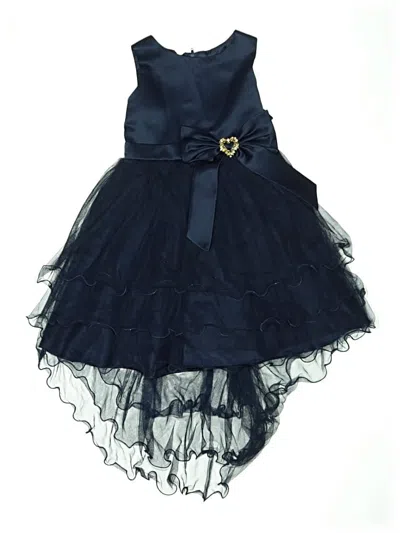 Pre-owned Rare Editions Kids' Dress In Blue