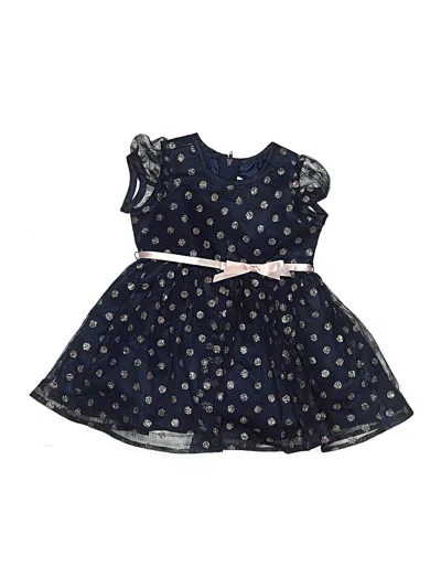 Pre-owned Rare Editions Babies' Dress In Blue