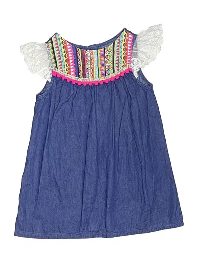 Pre-owned Rare Editions Kids' Dress In Blue