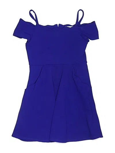 Pre-owned Rare Editions Kids' Dress In Blue