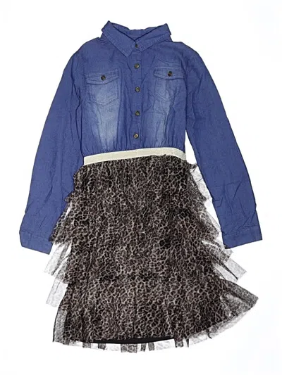 Pre-owned Rare Editions Kids' Dress In Blue