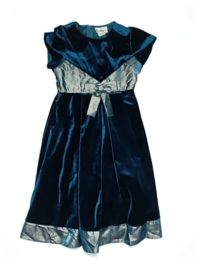 Pre-owned Rare Editions Kids' Dress In Blue