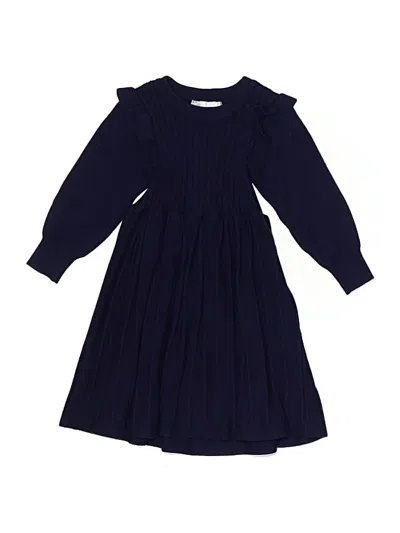 Pre-owned Rare Editions Kids' Dress In Blue