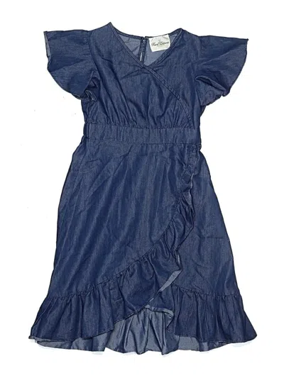 Pre-owned Rare Editions Kids' Dress In Blue