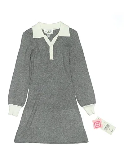 Rare Editions Kids' Dress In Gray