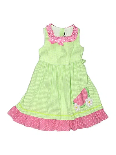 Pre-owned Rare Editions Kids' Dress In Green